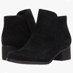 Naturalizer Women's Dawson Chelsea Waterproof Black Suede Boots Size 9M